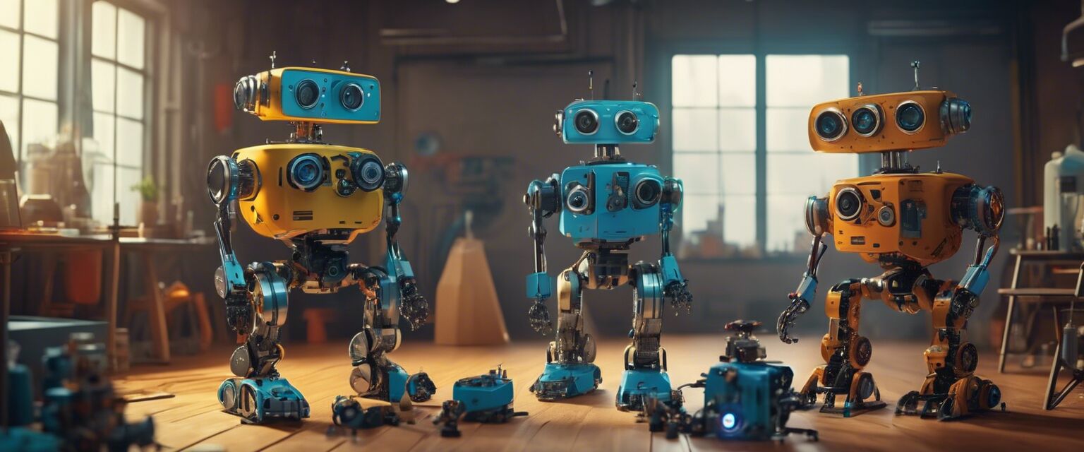 Engaging robotics setup for kids