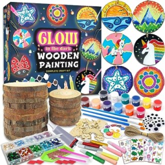klmars Kids Wooden Painting Kit